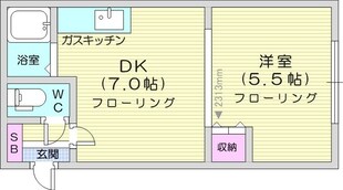 サニープレイス24の物件間取画像